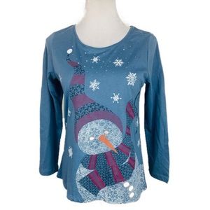 Christmas Tee Shirt Long Sleeves S